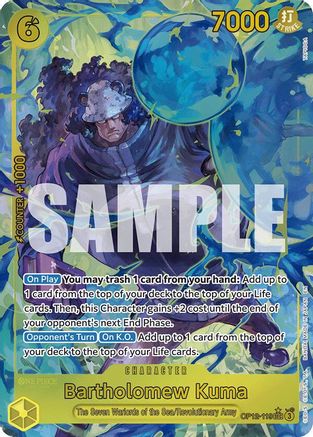 Bartholomew Kuma (Alternate Art) (OP12-119) [Legacy of the Master] Foil - Deck Out Gaming