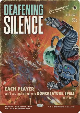 Deafening Silence (Showcase) (120) [Special Guests] foil - Deck Out Gaming