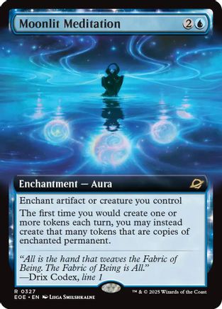 Moonlit Meditation (Extended Art) (327) [Edge of Eternities] - Deck Out Gaming