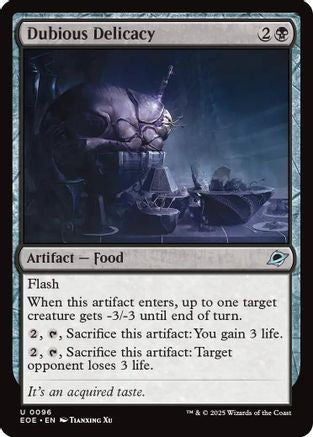 Dubious Delicacy (96) [Edge of Eternities] foil - Deck Out Gaming
