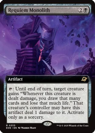Requiem Monolith (Extended Art) (333) [Edge of Eternities] - Deck Out Gaming