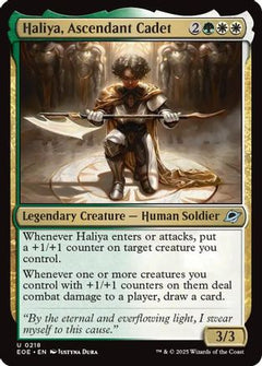 Haliya, Ascendant Cadet (218) [Edge of Eternities] foil - Deck Out Gaming