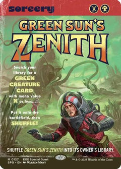 Green Sun's Zenith (Showcase) (127) [Special Guests] foil - Deck Out Gaming