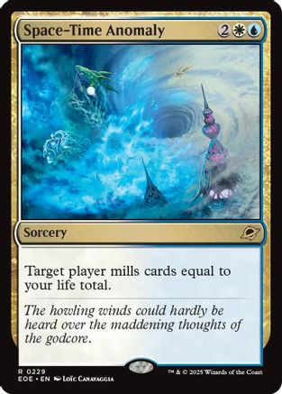 Space-Time Anomaly (229) [Edge of Eternities] foil - Deck Out Gaming