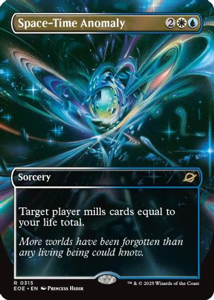 Space-Time Anomaly (Borderless) (315) [Edge of Eternities] - Deck Out Gaming