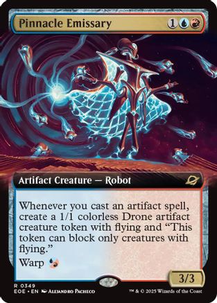 Pinnacle Emissary (Extended Art) (349) [Edge of Eternities] foil - Deck Out Gaming
