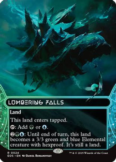 Lumbering Falls (0024) (Borderless) (24) [Edge of Eternities: Stellar Sights] - Deck Out Gaming