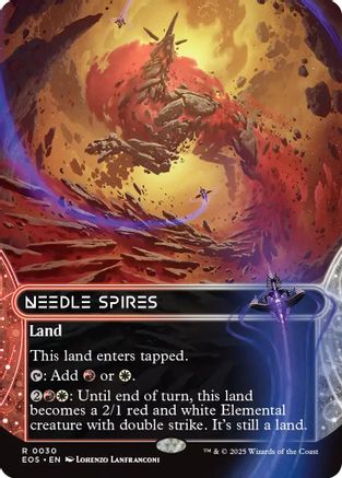 Needle Spires (0030) (Borderless) (30) [Edge of Eternities: Stellar Sights] - Deck Out Gaming