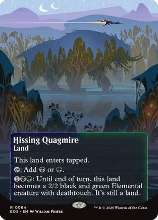 Hissing Quagmire (0064) (Borderless) (64) [Edge of Eternities: Stellar Sights] - Deck Out Gaming
