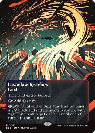 Lavaclaw Reaches (0067) (Borderless) (67) [Edge of Eternities: Stellar Sights] - Deck Out Gaming