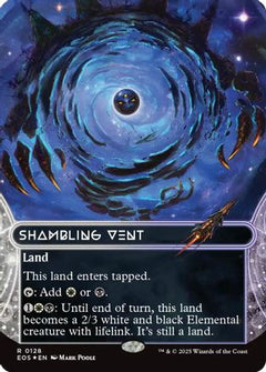 Shambling Vent (0128) (Borderless) (Galaxy Foil) (128) [Edge of Eternities: Stellar Sights] foil - Deck Out Gaming