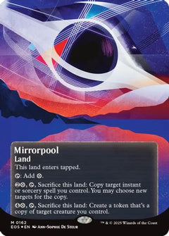 Mirrorpool (0162) (Borderless) (Galaxy Foil) (162) [Edge of Eternities: Stellar Sights] foil - Deck Out Gaming