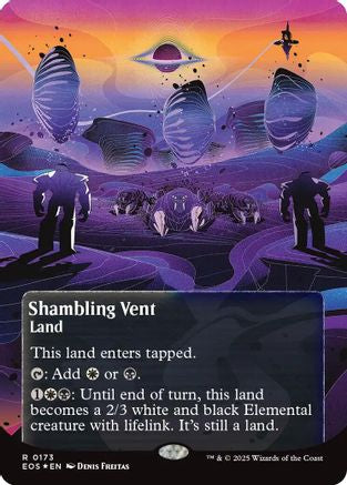 Shambling Vent (0173) (Borderless) (Galaxy Foil) (173) [Edge of Eternities: Stellar Sights] foil - Deck Out Gaming