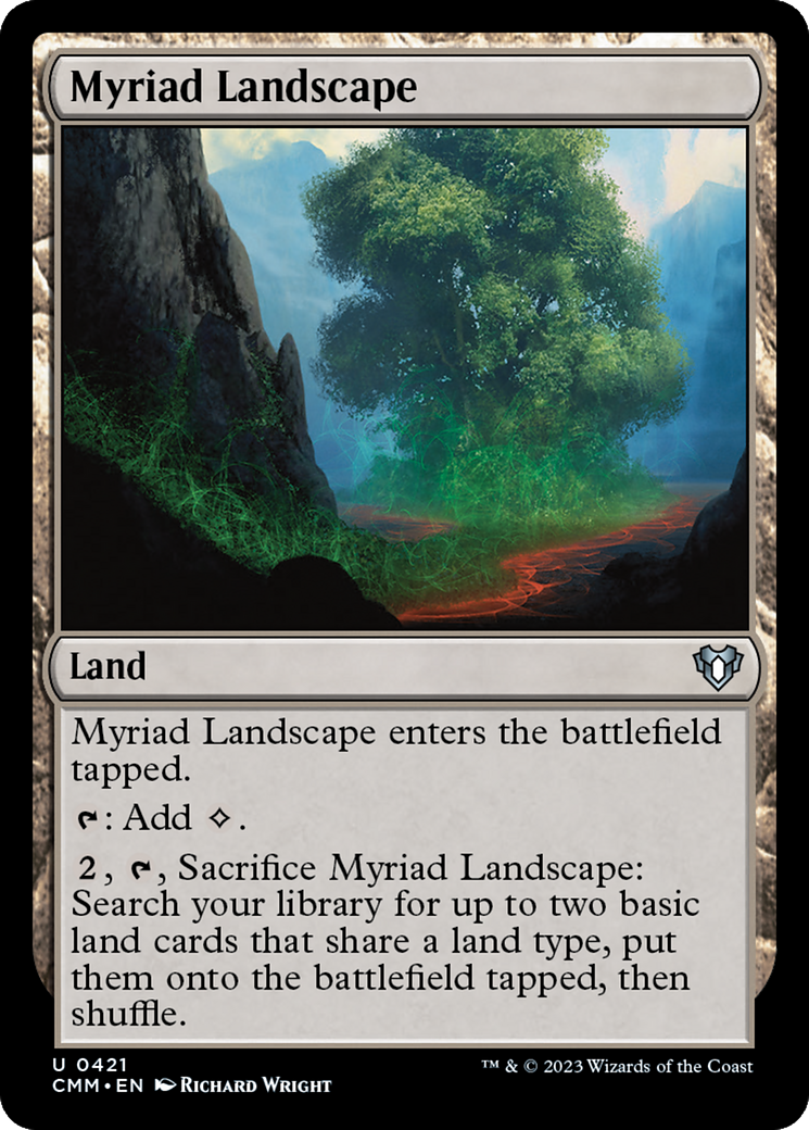 Myriad Landscape (421) [Commander Masters] - Deck Out Gaming