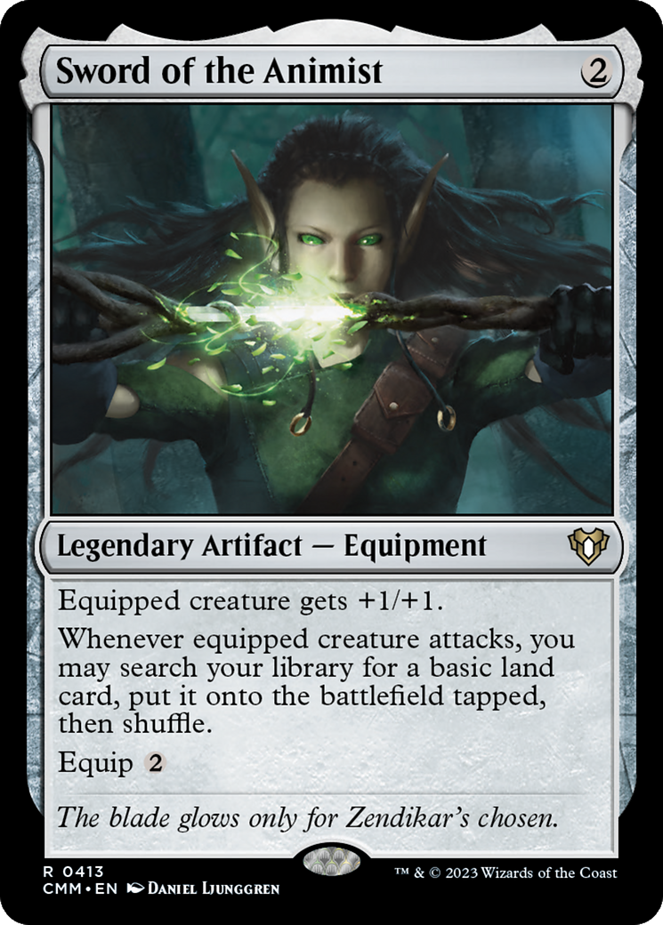 Sword of the Animist (413) [Commander Masters] - Deck Out Gaming