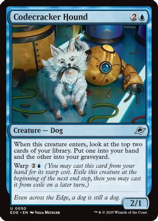 Codecracker Hound (50) [Edge of Eternities] foil - Deck Out Gaming