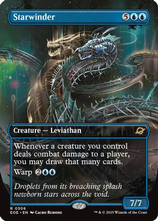 Starwinder (0306) (Borderless) (306) [Edge of Eternities] foil - Deck Out Gaming