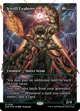 Icetill Explorer (Showcase) (Fracture Foil) (388) [Edge of Eternities] foil - Deck Out Gaming