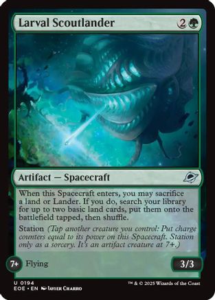 Larval Scoutlander (194) [Edge of Eternities] - Deck Out Gaming