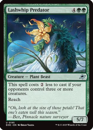 Lashwhip Predator (195) [Edge of Eternities] foil - Deck Out Gaming