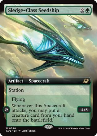 Sledge-Class Seedship (Extended Art) (346) [Edge of Eternities] - Deck Out Gaming