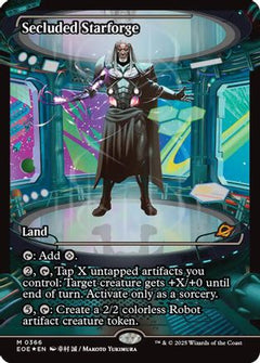 Secluded Starforge (Showcase) (366) [Edge of Eternities] foil - Deck Out Gaming