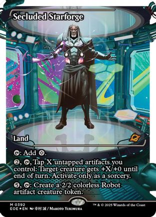 Secluded Starforge (Showcase) (Fracture Foil) (392) [Edge of Eternities] foil - Deck Out Gaming