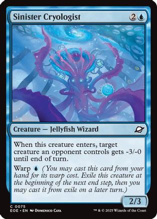 Sinister Cryologist (75) [Edge of Eternities] - Deck Out Gaming