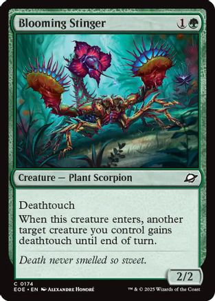 Blooming Stinger (174) [Edge of Eternities] foil - Deck Out Gaming