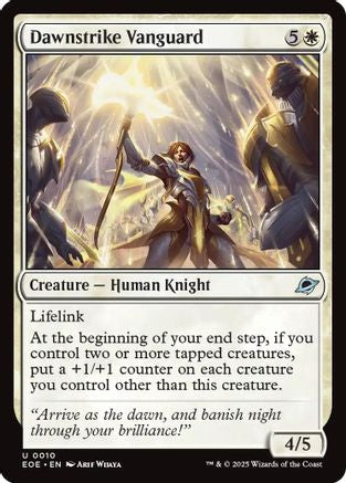 Dawnstrike Vanguard (10) [Edge of Eternities] foil - Deck Out Gaming