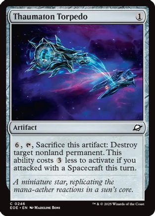 Thaumaton Torpedo (246) [Edge of Eternities] foil - Deck Out Gaming