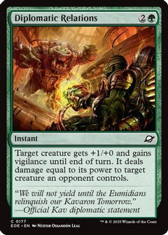 Diplomatic Relations (177) [Edge of Eternities] foil - Deck Out Gaming