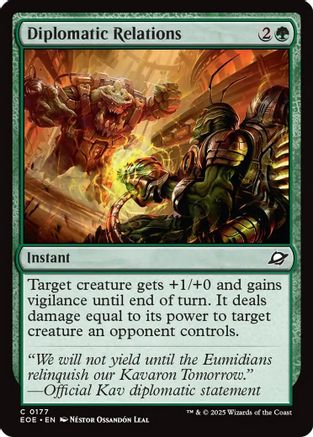 Diplomatic Relations (177) [Edge of Eternities] foil - Deck Out Gaming