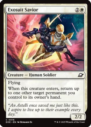 Exosuit Savior (16) [Edge of Eternities] foil - Deck Out Gaming
