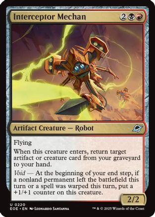 Interceptor Mechan (220) [Edge of Eternities] foil - Deck Out Gaming