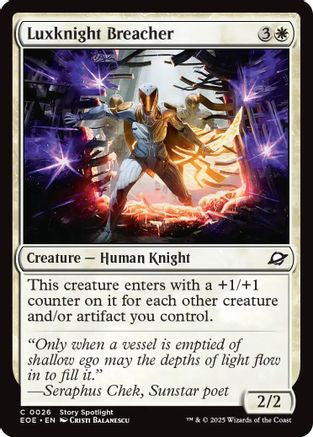 Luxknight Breacher (26) [Edge of Eternities] foil - Deck Out Gaming