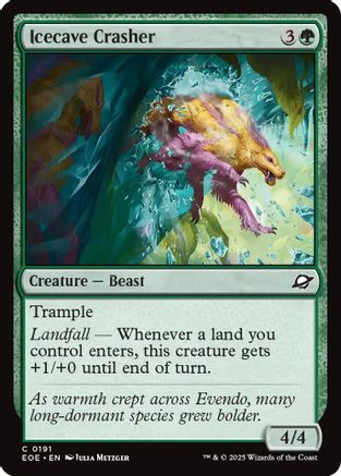 Icecave Crasher (191) [Edge of Eternities] foil - Deck Out Gaming