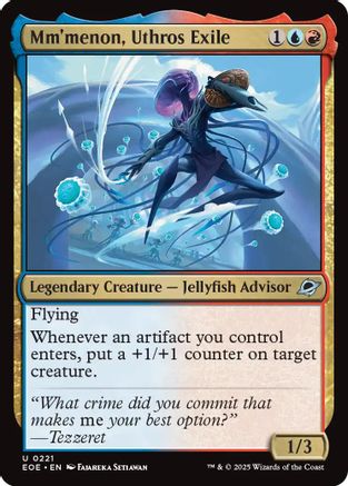 Mm'menon, Uthros Exile (221) [Edge of Eternities] foil - Deck Out Gaming