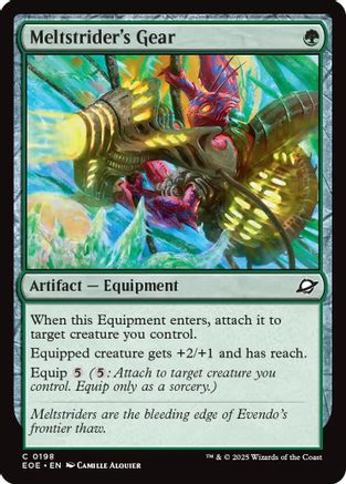 Meltstrider's Gear (198) [Edge of Eternities] foil - Deck Out Gaming