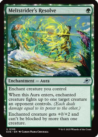 Meltstrider's Resolve (199) [Edge of Eternities] foil - Deck Out Gaming