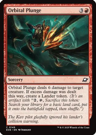 Orbital Plunge (149) [Edge of Eternities] foil - Deck Out Gaming