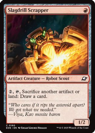 Slagdrill Scrapper (160) [Edge of Eternities] foil - Deck Out Gaming