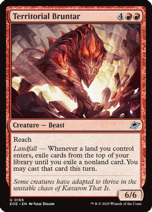Territorial Bruntar (165) [Edge of Eternities] foil - Deck Out Gaming