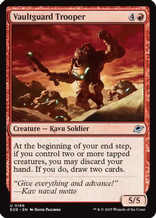 Vaultguard Trooper (166) [Edge of Eternities] - Deck Out Gaming