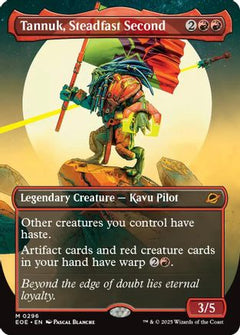 Tannuk, Steadfast Second (Borderless) (296) [Edge of Eternities] foil - Deck Out Gaming