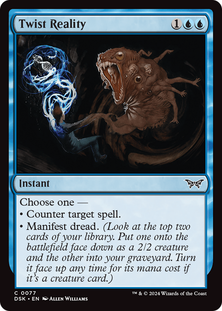 Twist Reality (77) [Duskmourn: House of Horror] foil - Deck Out Gaming