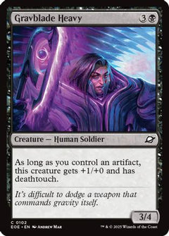 Gravblade Heavy (102) [Edge of Eternities] foil - Deck Out Gaming