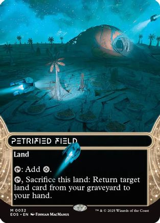 Petrified Field (0032) (Borderless) (32) [Edge of Eternities: Stellar Sights] - Deck Out Gaming