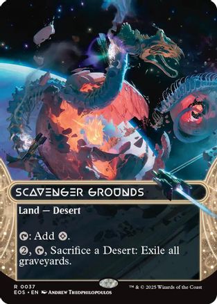 Scavenger Grounds (0037) (Borderless) (37) [Edge of Eternities: Stellar Sights] - Deck Out Gaming