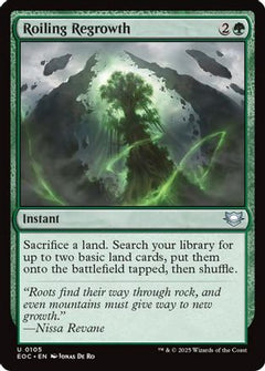 Roiling Regrowth (105) [Commander: Edge of Eternities] - Deck Out Gaming
